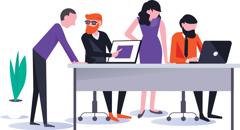 The Big Nerd team at work